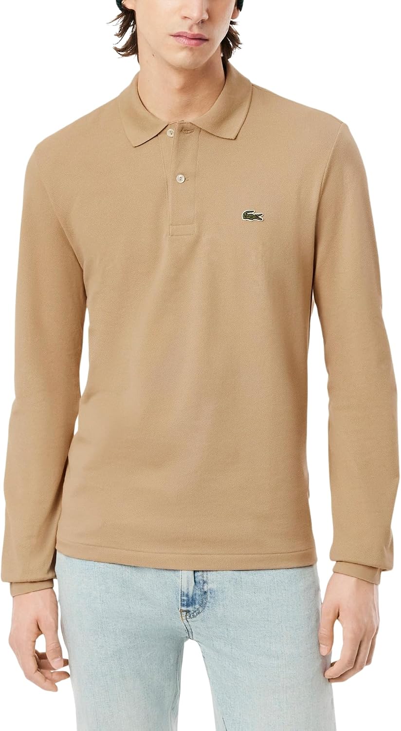Polo Lacoste clásico manga larga