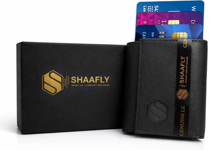 Cartera Trifold para Hombre con Tarjetero Pop-Up