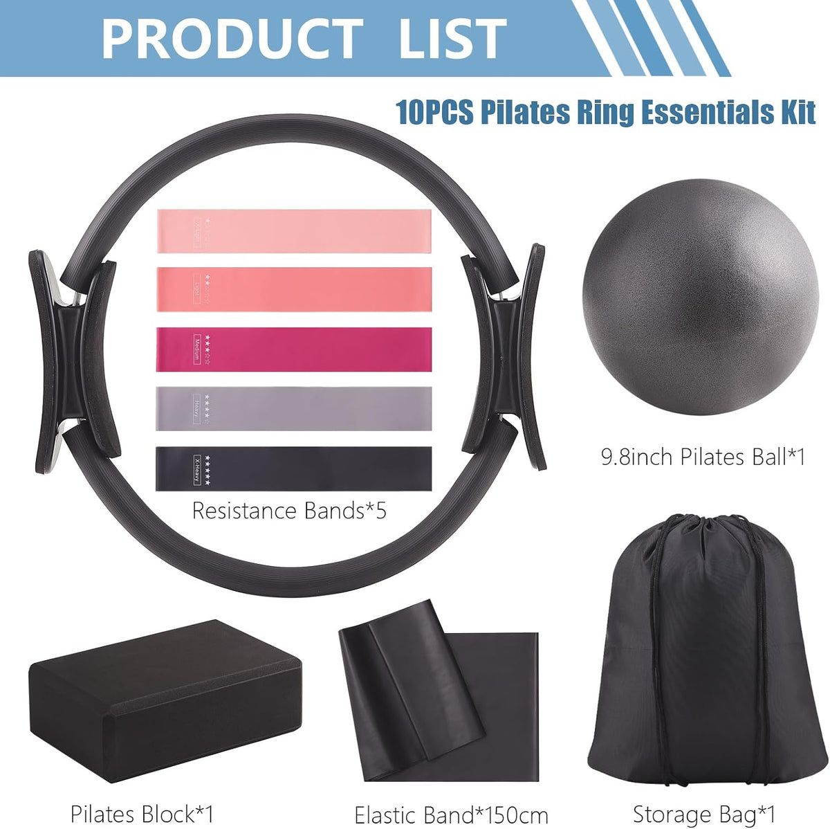 Kit de Pilates Completo para Entrenar en Casa