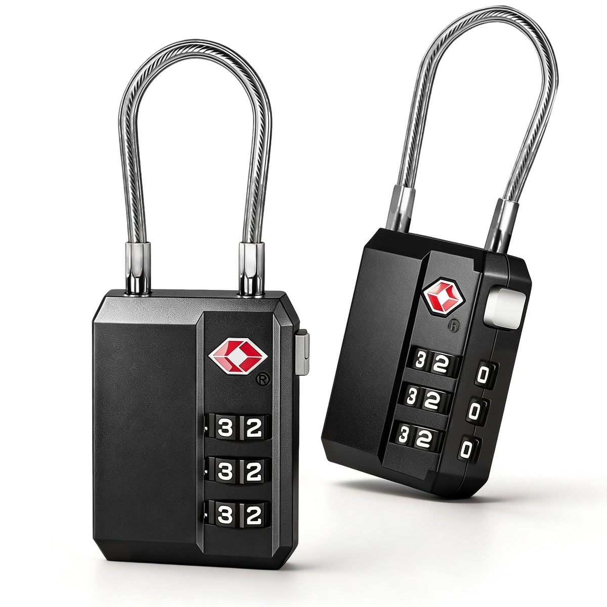 Pack de 2 Candados TSA de Combinación para Maleta