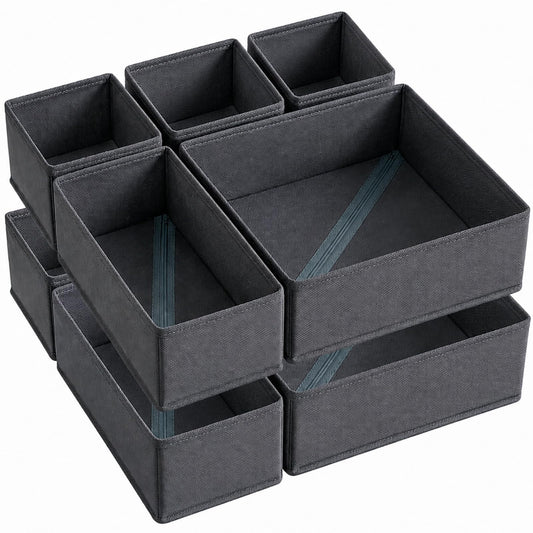 Set de 8 Organizadores de Cajones Plegables para Ropa