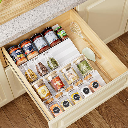 Organizador de Especias Ajustable de 4 Niveles