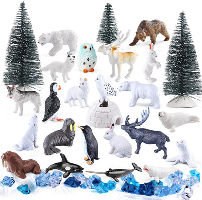 Set de Figuras de Animales Árticos (56 piezas)
