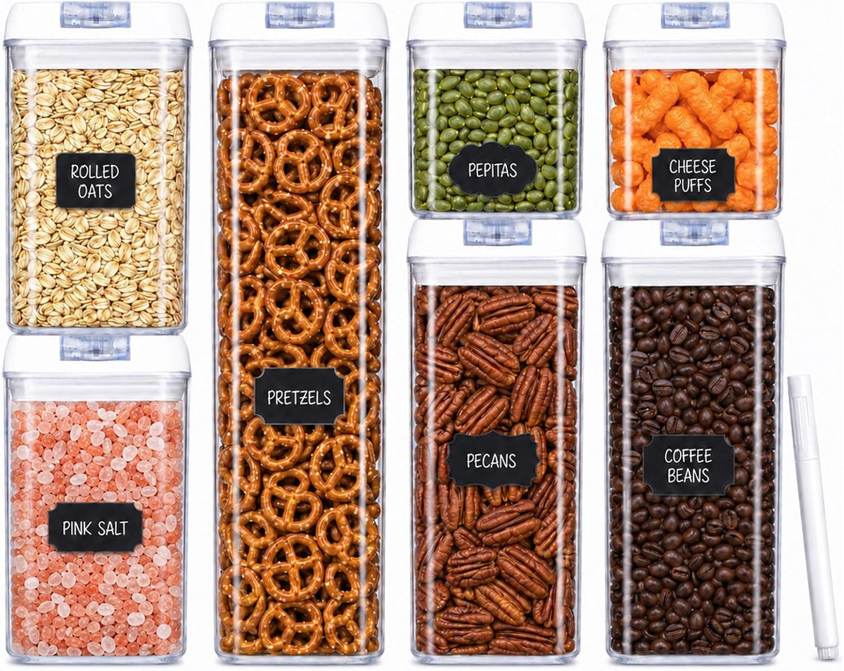 Set de 7 Botes Herméticos para Alimentos
