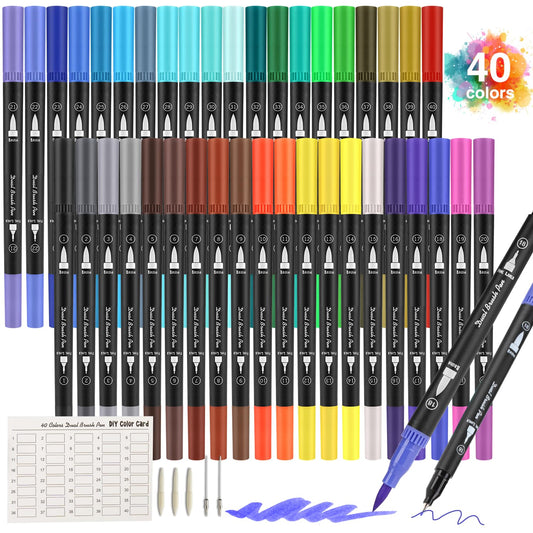 Set de 40 Rotuladores Doble Punta para Lettering