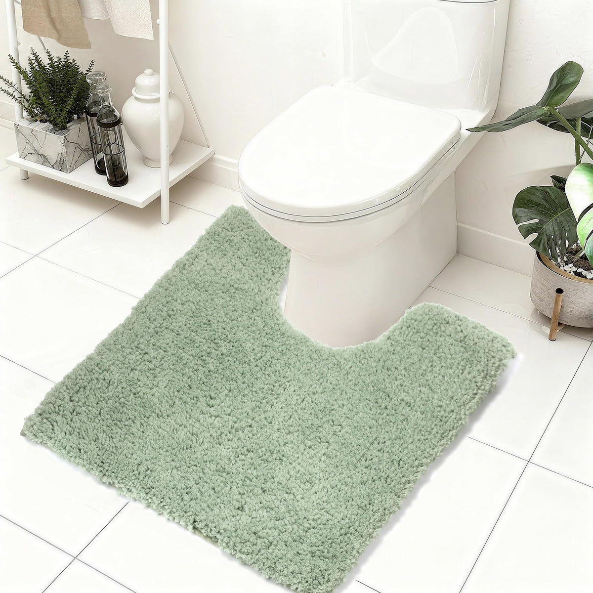 Alfombra de Baño en Forma de U Antideslizante