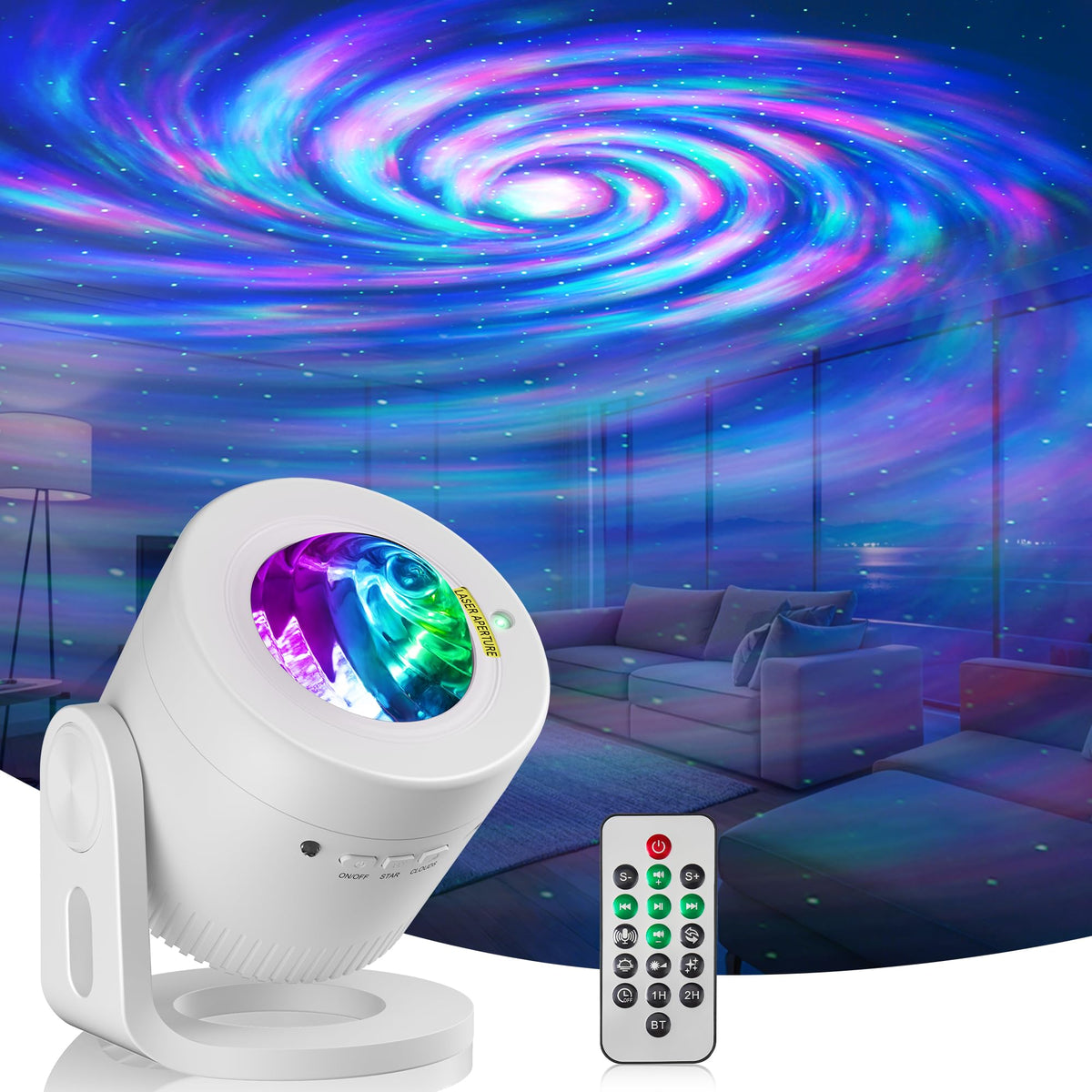 Proyector de Cielo Estrellado LED con Música Bluetooth