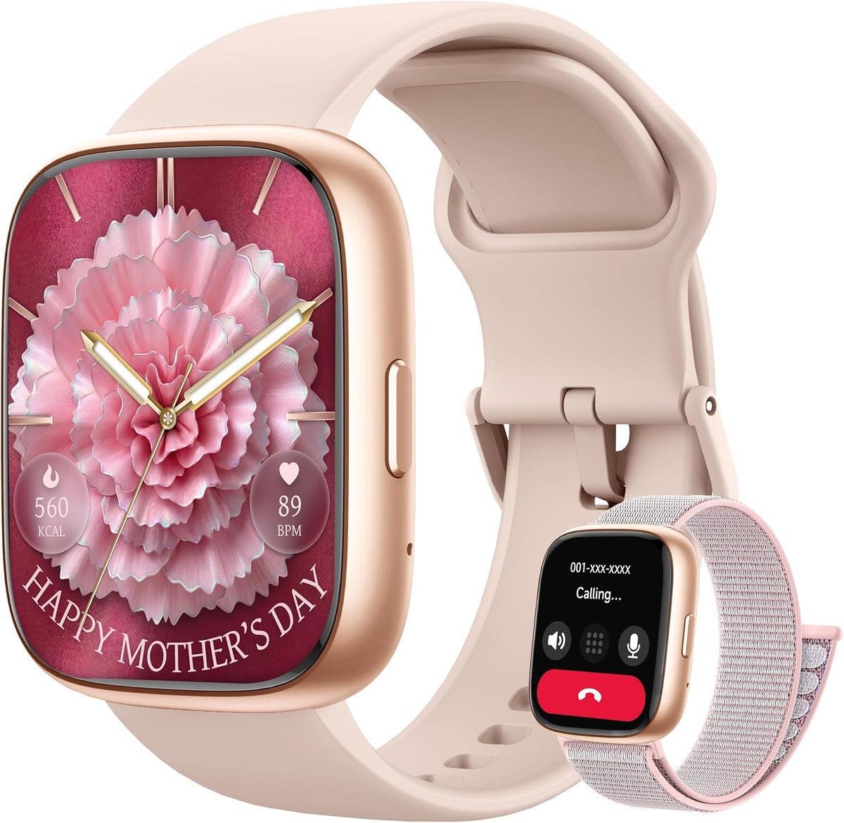 Smartwatch con Monitor de Salud y Asistente de Voz