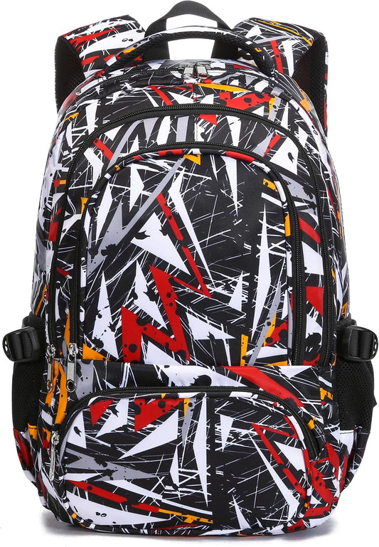 Mochila Escolar Grande para Niños con Estampado Camuflaje