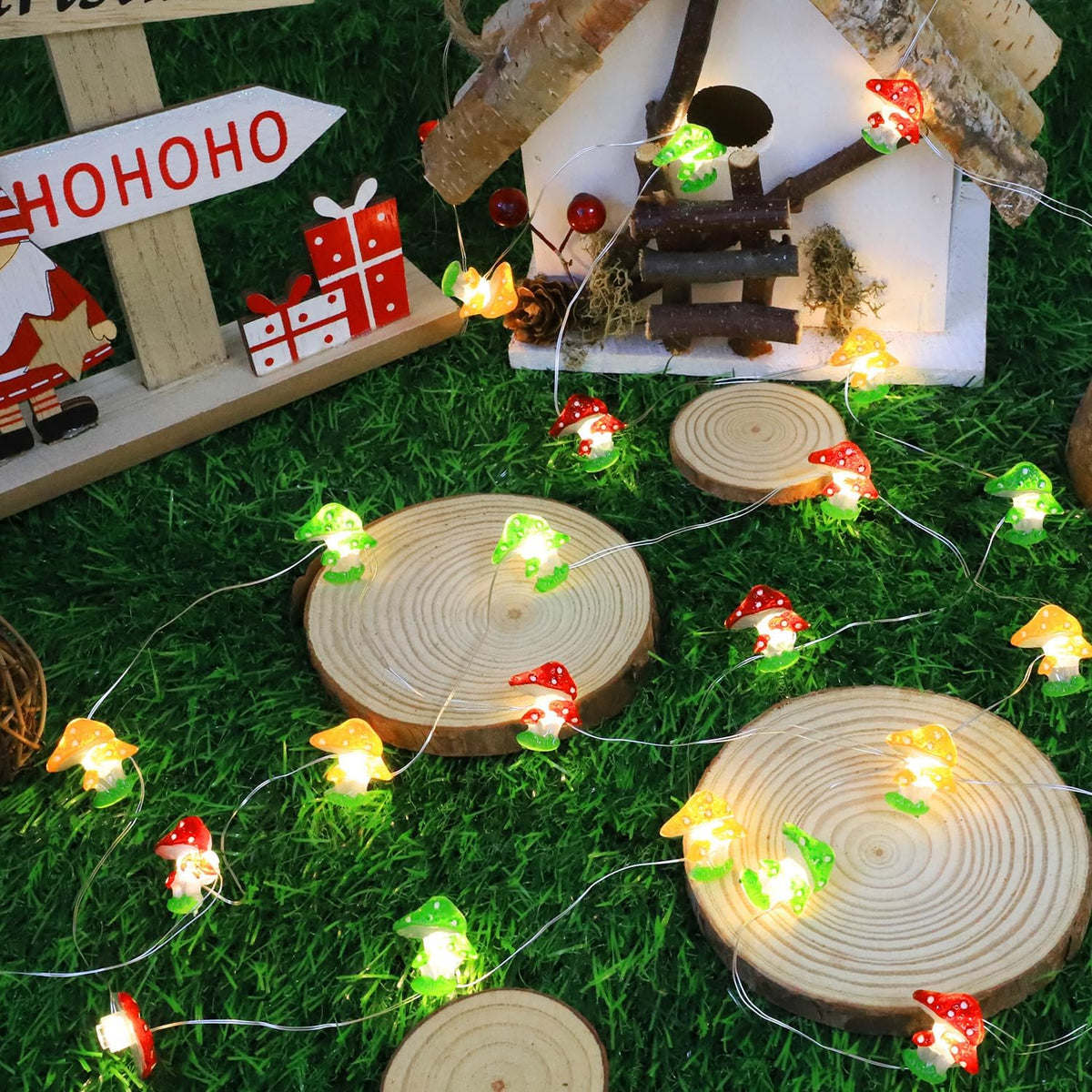 Guirnalda de Luces LED con Forma de Setas