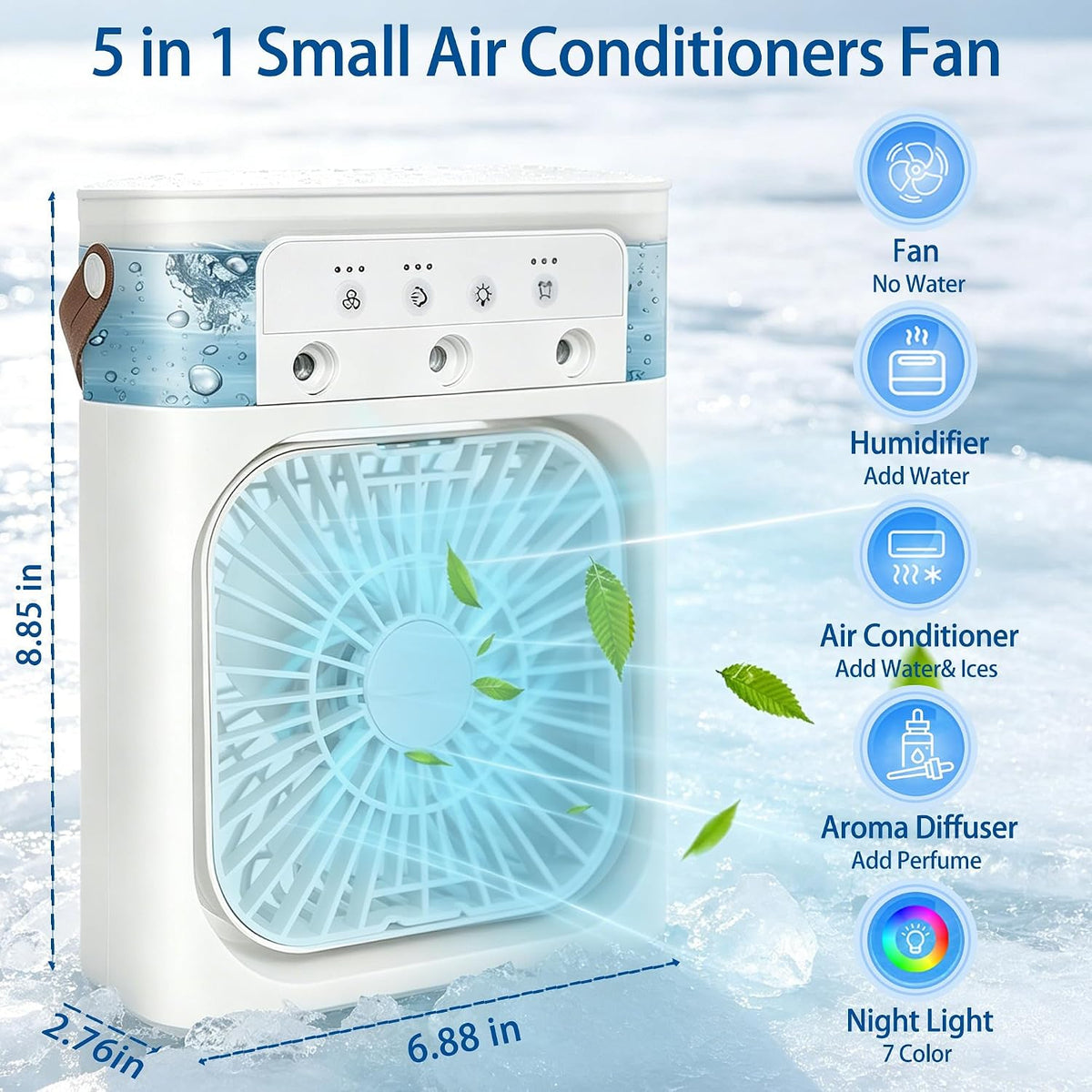 Mini Aire Acondicionado Portatil Recargable