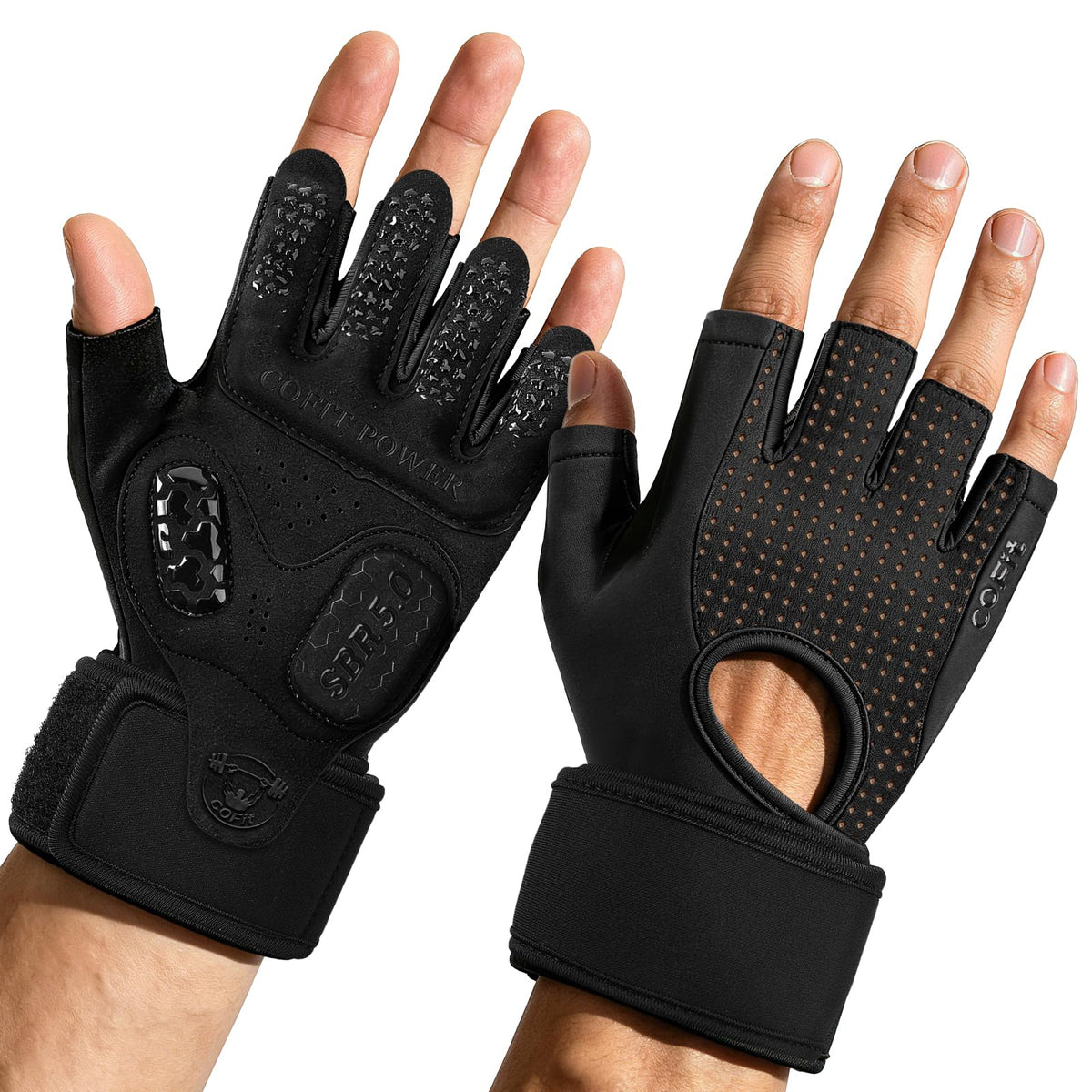 Guantes de Gimnasio con Muñequera