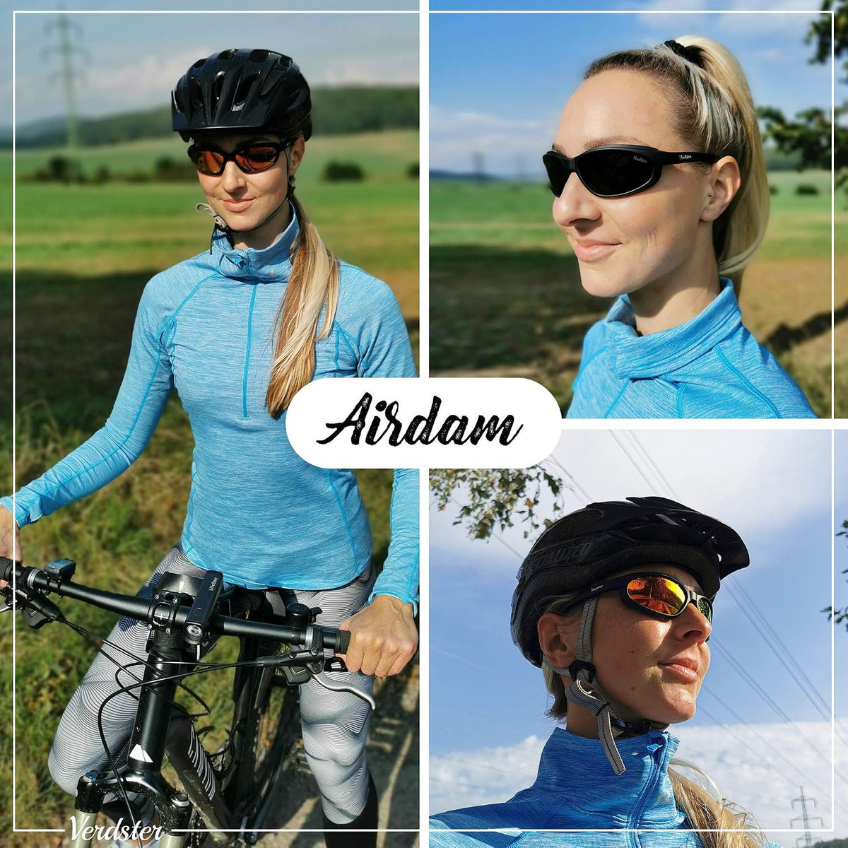 Gafas de Sol Deportivas Verdster con Almohadillas