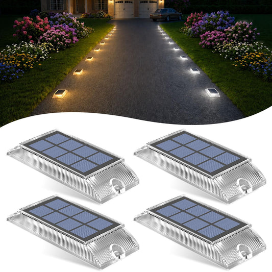 Pack de 4 Luces Solares LED para Jardín