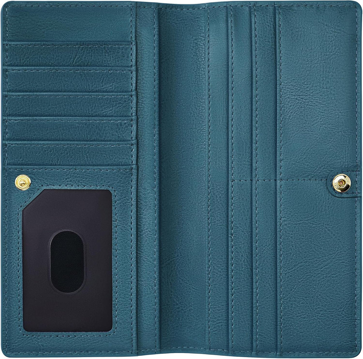 Cartera Slim para Mujer con Protección RFID y Cremallera