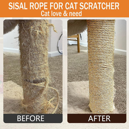 Cuerda de Sisal para Rascador de Gatos