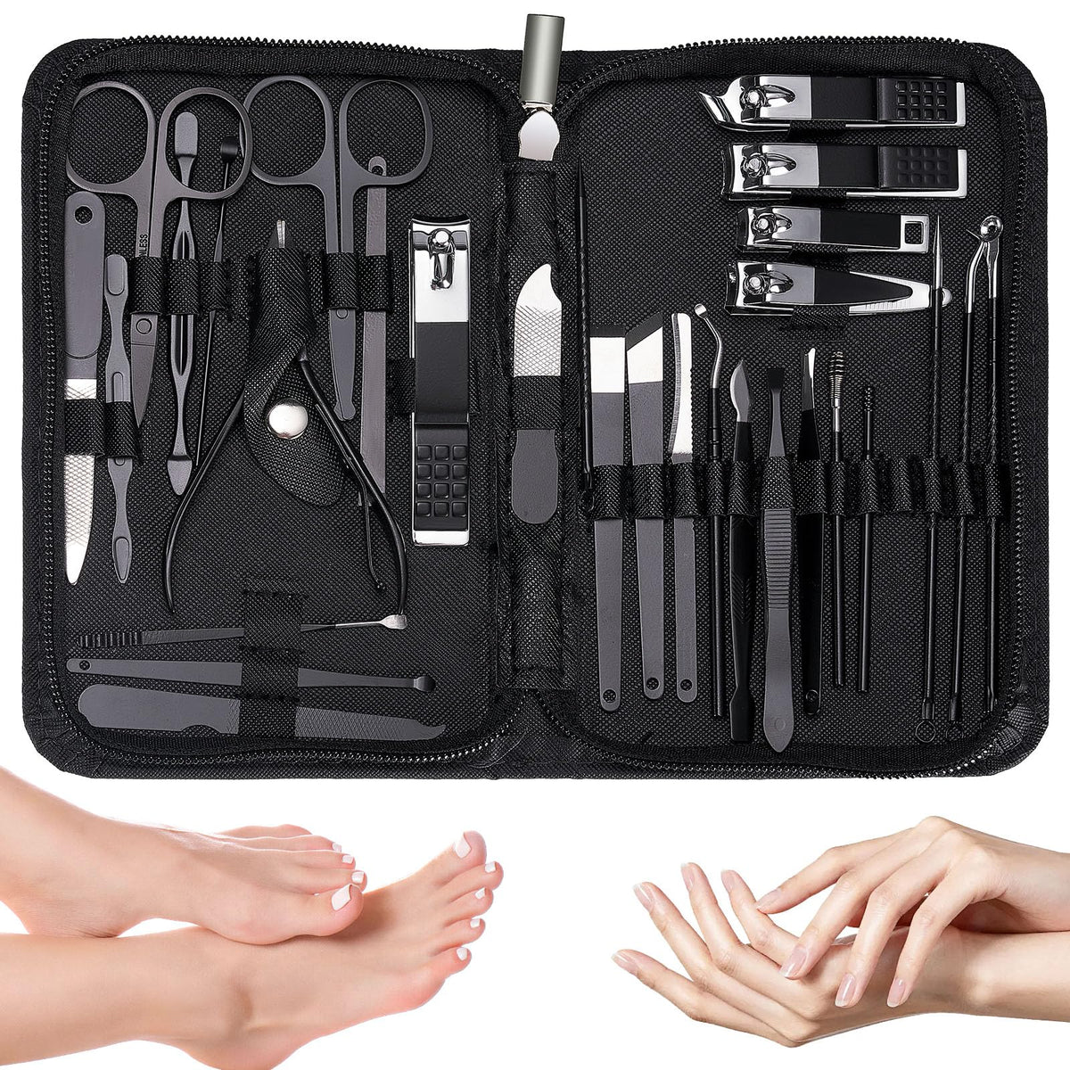Kit de Manicura y Pedicura Profesional 30 Piezas