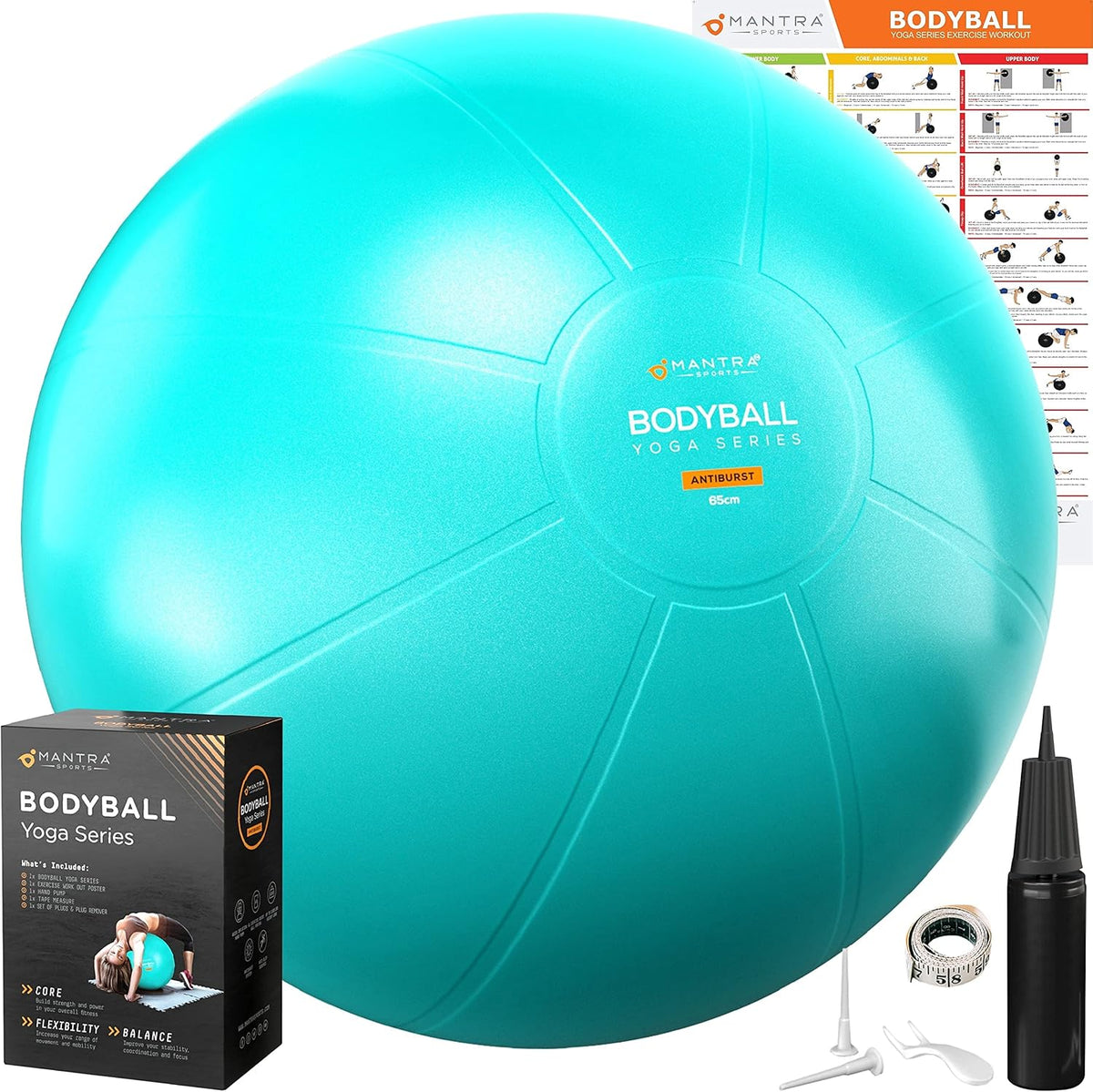 Pelota de Ejercicio para Yoga y Pilates