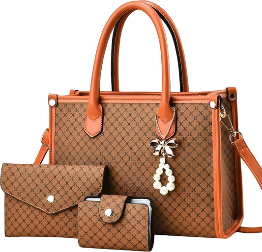 Set de 3 bolsos y carteras para mujer