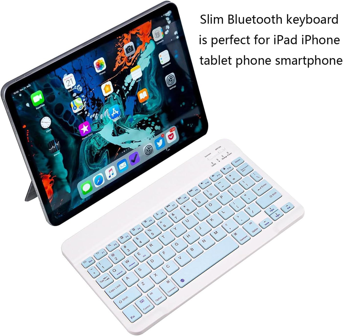 Teclado Bluetooth Ultradelgado Portátil