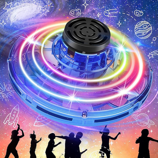 Mini dron volador con luces LED