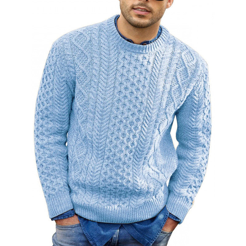 Suéter de Punto Trenzado para Hombre