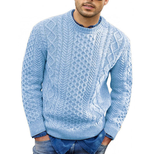 Suéter de Punto Trenzado para Hombre