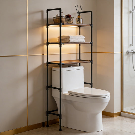 Organizador de baño sobre el inodoro de 4 niveles