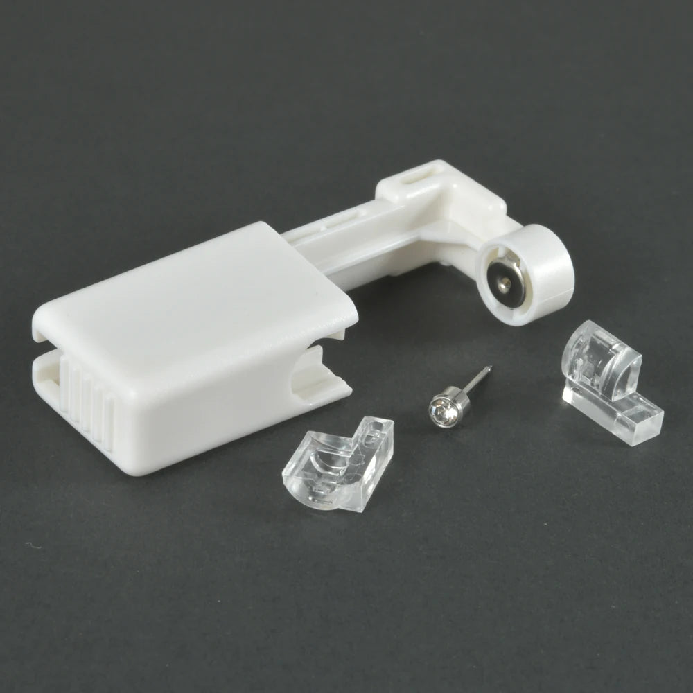 Kit de Piercing de Oreja Desechable Estéril - Circonita Redonda