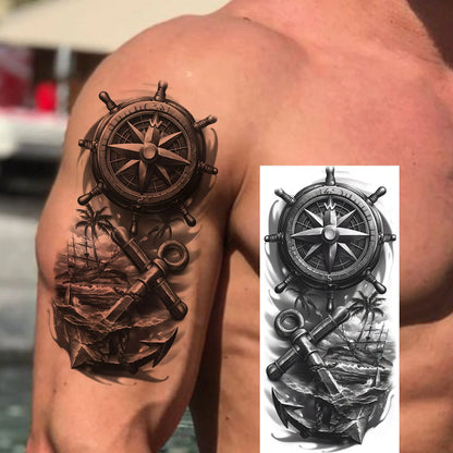 Set de Tatuajes Temporales - Diseños de Fe y Familia, Resistentes al Agua