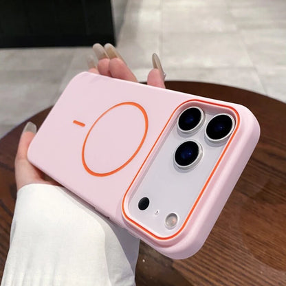 Luxury For Magsafe Silicone Phone Case For iPhone 11 12 13 14 15 16 17 18 Pro Max Magnetic Wireless Charging Back Case Cover