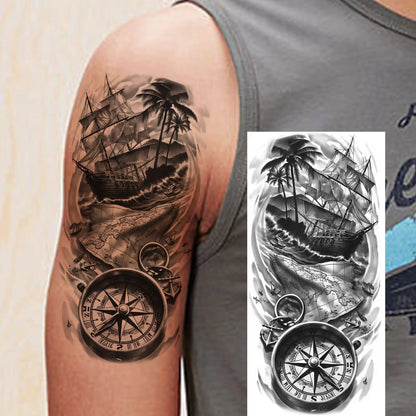 Set de Tatuajes Temporales - Diseños de Fe y Familia, Resistentes al Agua