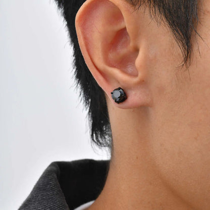 Pendientes Magnéticos sin Piercing - Circonita, Acero Inoxidable