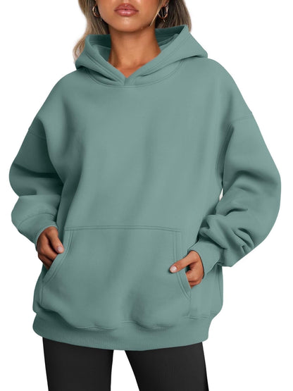 Sudadera Oversize de Cuello Redondo para Mujer