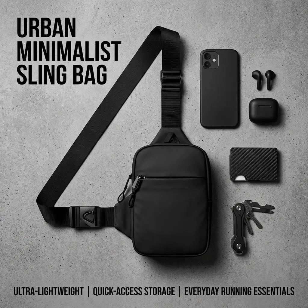 ROAM Sling — vista lateral con correa