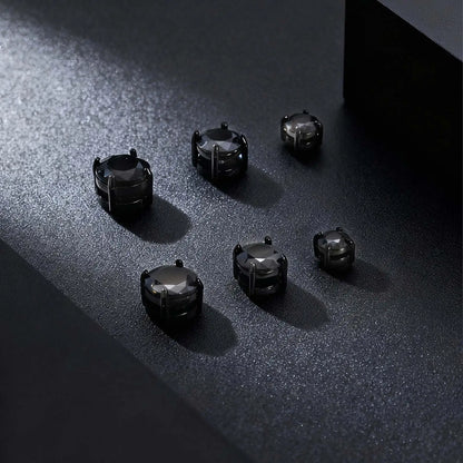 Pendientes Magnéticos sin Piercing - Circonita, Acero Inoxidable