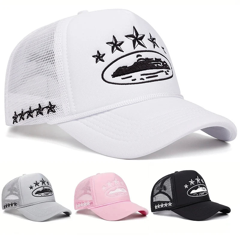 Gorra Trucker Unisex - Malla Transpirable, Ajustable