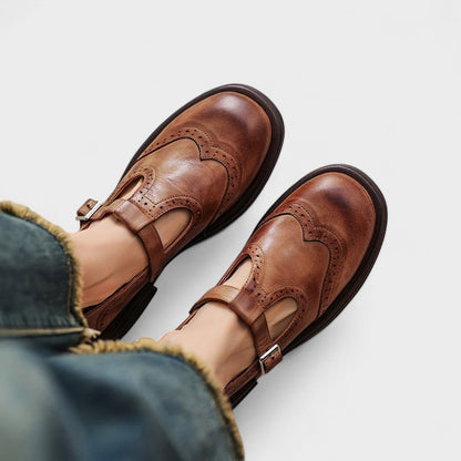 Zapatos Mary Jane de Ante Premium para Mujer