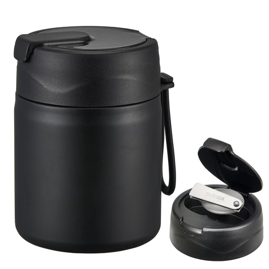 Termo Portátil para Comida Caliente de Acero Inoxidable