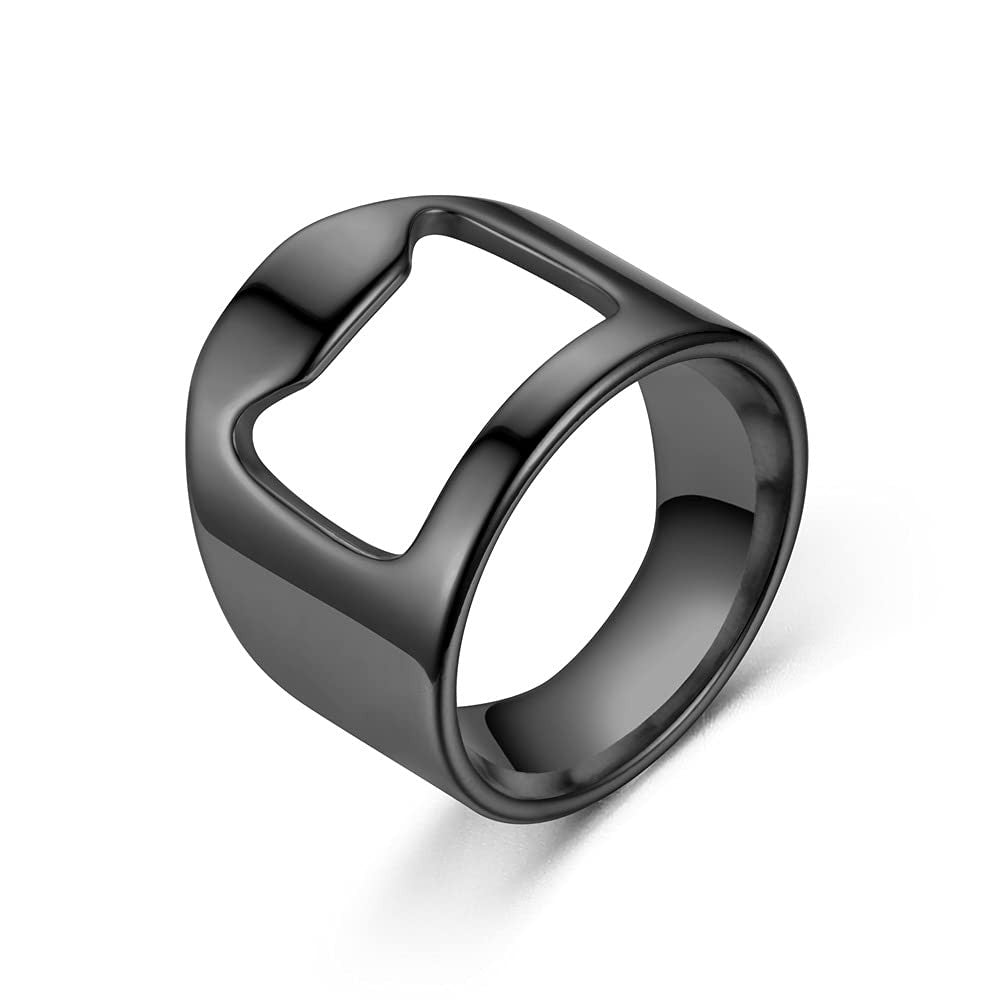 Anillo abrebotellas de acero inoxidable para motociclistas