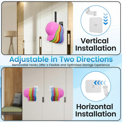 Perchero de Pared para Gorras (Pack de 4)