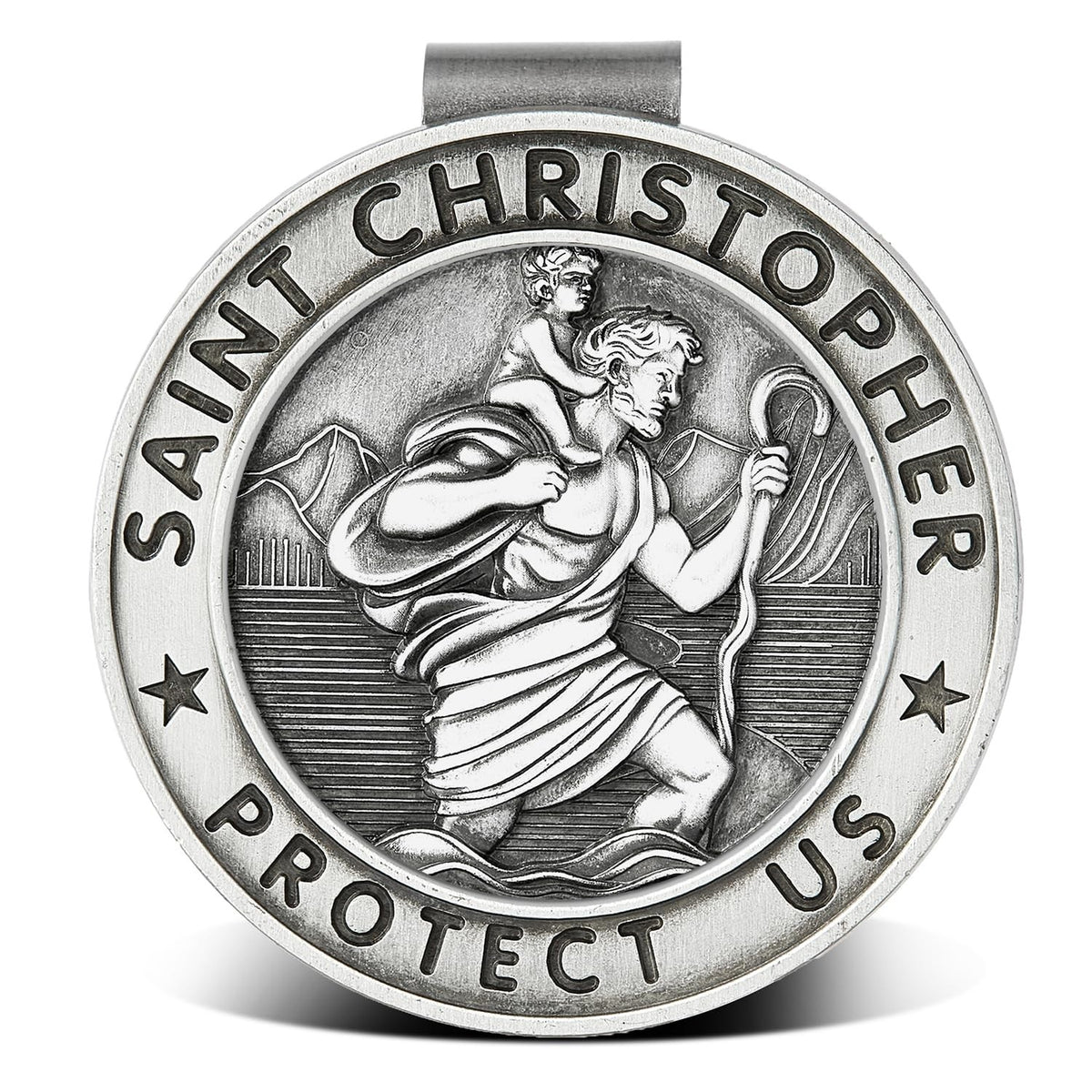 Medalla de San Cristóbal para Visera de Coche