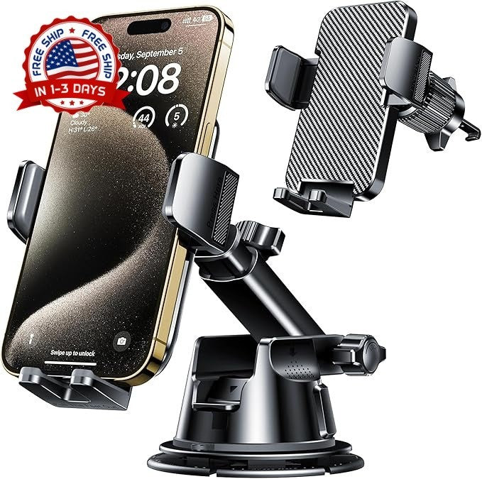 Soporte de Movil 360 Grados para Salpicadero de Coche