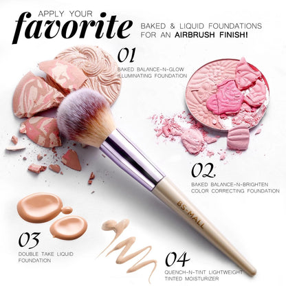 Set de 18 Brochas de Maquillaje Premium Sinteticas