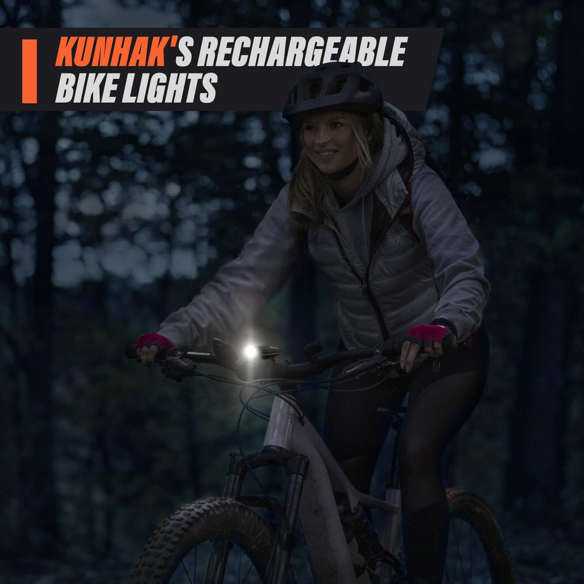 Pack de Luces LED Delantera y Trasera para Bicicleta
