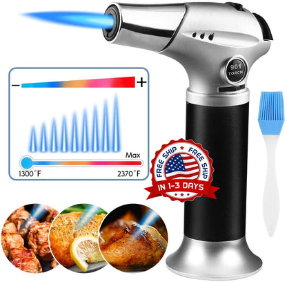 Soplete Portátil de Cocina de Llama Ajustable