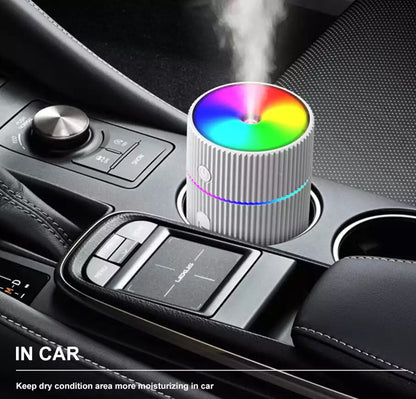 Mini Humidificador Difusor de Aceites para Coche USB