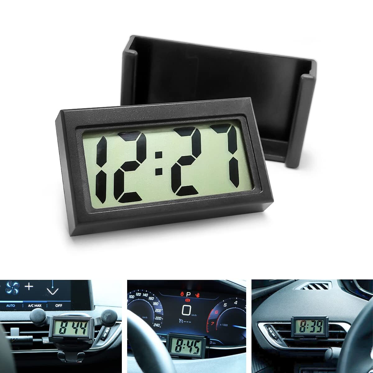 Mini Reloj Digital para Salpicadero de Coche
