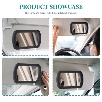 Espejo de Maquillaje con Clip para Visera de Coche