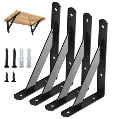Set de 4 Soportes para Estantes Triangulares